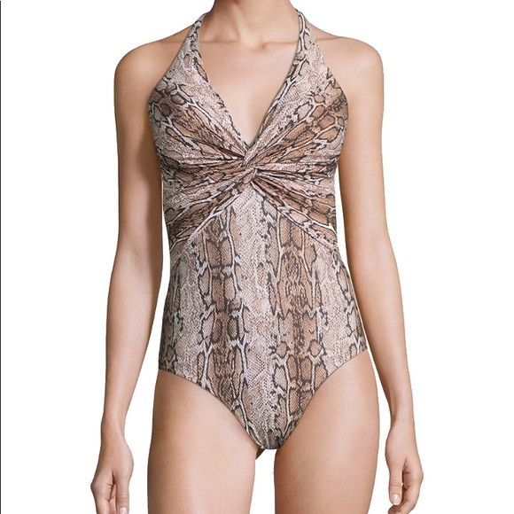 Melissa Odabash Python One Piece Swimsuit 10